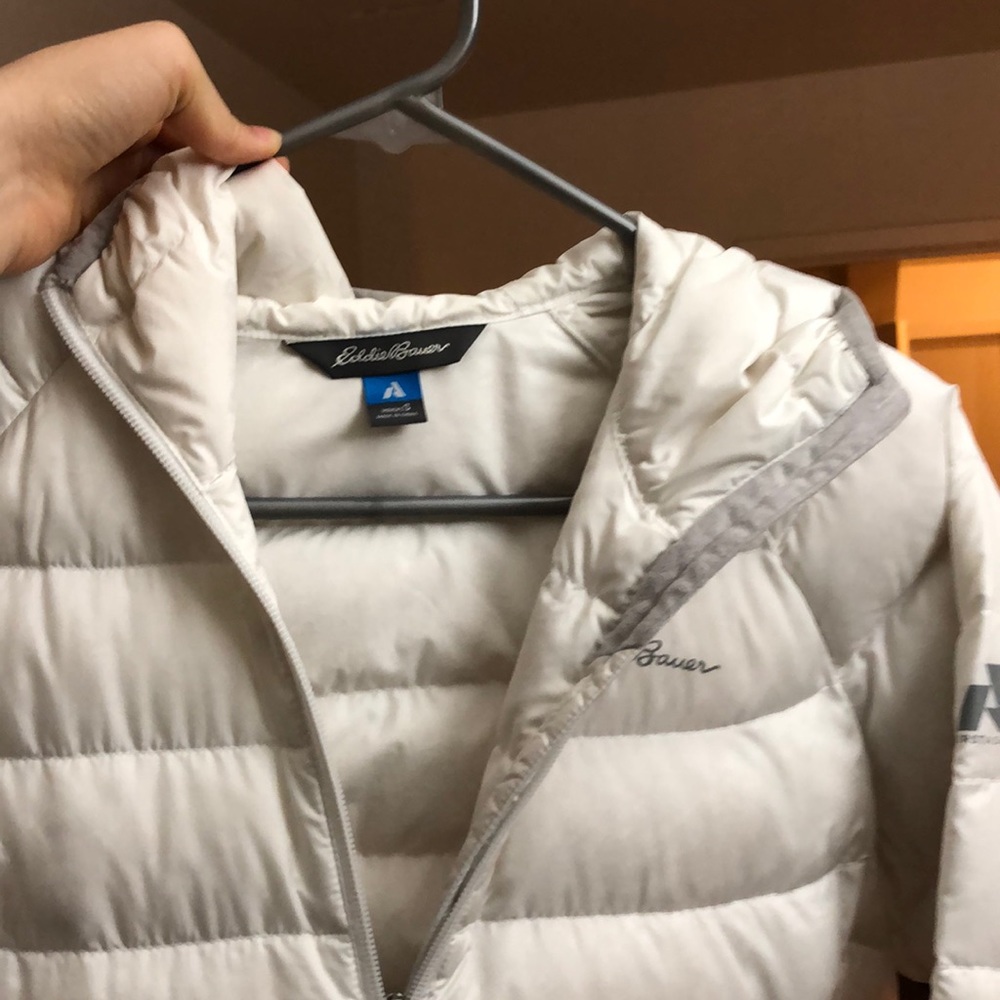 Eddy baeur puffer jacket white women